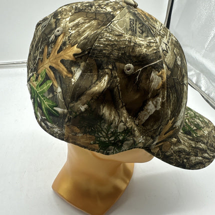 Vintage 90's Realtree Camo Snapback Hunting Hat Cap Youngan Tree Bark EUC