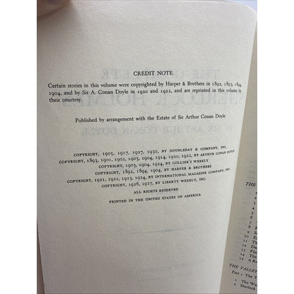 The complete Sherlock Holmes Vol 2 1930 Doubleday HC