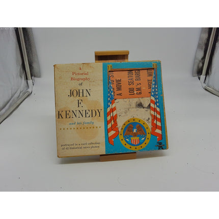 1960s A Pictorial Biography of John F Kennedy Postcard Set of 42 in original box
