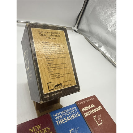 1978-1981 The New Webster’s Desk Pocket Book Paperback Reference Library