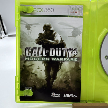 Call of Duty 4: Modern Warfare (Microsoft Xbox 360) Complete w/ Manual CIB