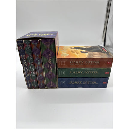 Harry Potter Paperback Book Set Paperback 1999-2009 Scholastic 1-7 First Printin