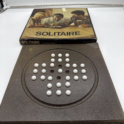 Challenge Yourself With Solitaire Reiss Style Board Game #272-700 From 1974