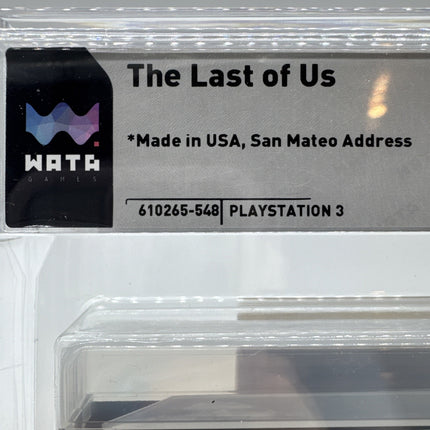 The Last Of Us - PlayStation 3 - Sealed WATA 9.8 A++ Black Label PS3 Graded