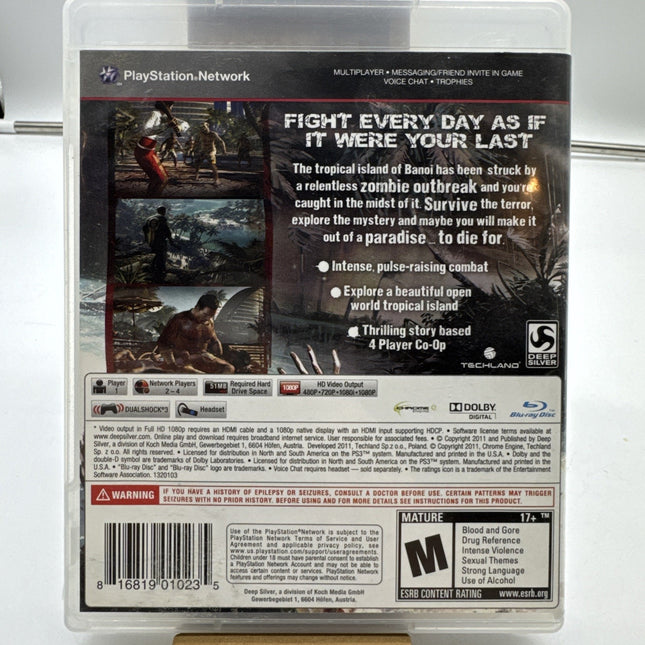 Dead Island -- Game of the Year Edition (Sony PlayStation 3, 2012)