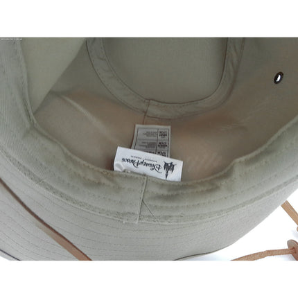 Walt Disney World Hat Tan Adult Small Safari Snap Button