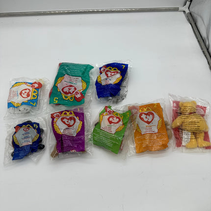 Lot Of Mixed Ty Tiny Babys Mcdonalds Lot Of 8 Sealed New