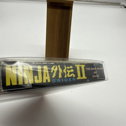 1990 NINTENDO NES TECMO NINJA GAIDEN II DARK SWORD OF CHAOS CIB HIGH GRADE