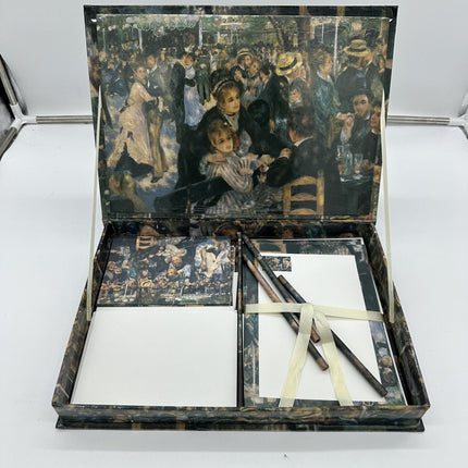 Bal du moulin de la galette - by Pierre-Auguste Renoir stationary set unused