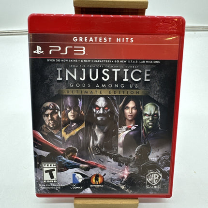 * INJUSTICE: GODS AMONG US ULTIMATE EDITION Sony PS3 PlayStation 3 Game CIB