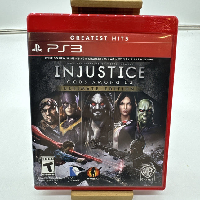 * INJUSTICE: GODS AMONG US ULTIMATE EDITION Sony PS3 PlayStation 3 Game CIB