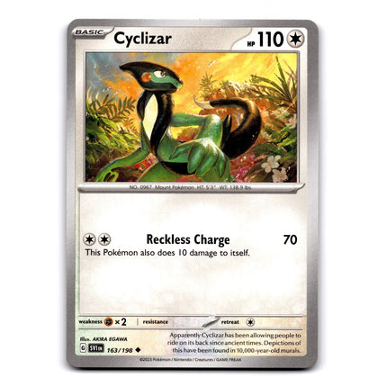 Cyclizar Uncommon SV01: Scarlet & Violet Base Set 163/198 NM