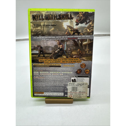 Bulletstorm -- Epic Edition (Microsoft Xbox 360, 2011) Cib