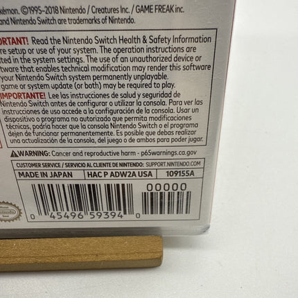 Pokemon: Let's Go, Pikachu! - Nintendo Switch FIRST PRINT!!! Mint