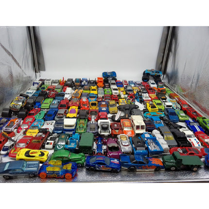 Hot Wheels, Huge Lot 140 Used Loose Matchbox & Hot Wheels & Unbrand Diecast Cars