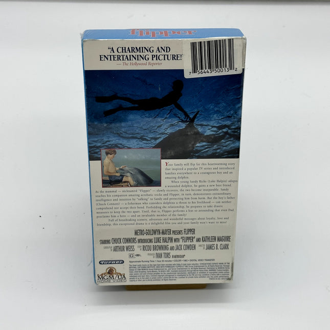 Flipper VHS Tape 1996 Family Treasures Sealed