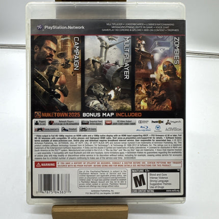 Call of Duty: Black Ops II (Sony PlayStation PS3, 2012) Complete