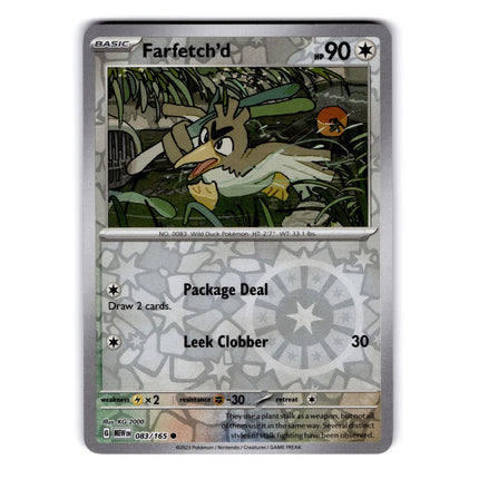 Farfetch'd Common SV: Scarlet & Violet 151 083/165 NM