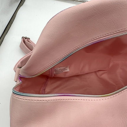 pink princess cat kitty duffle travel bag rainbow zipper