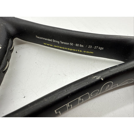 Wilson Mach 3 Hammer 3.8 Tennis Racket 110 sq in. 4 3/8 Power Slots