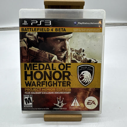 Medal of Honor Warfighter Project Honor Ed (PlayStation 3 PS3) COMPLETE CIB
