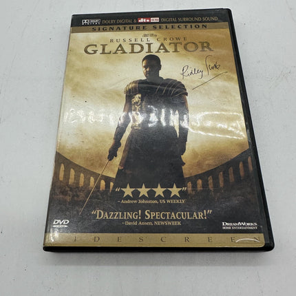 Gladiator with Russel Crowe DVD Complete, Possible Ridley Scott Signature