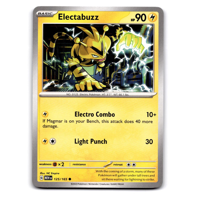 Electabuzz Common SV: Scarlet & Violet 151 125/165 NM