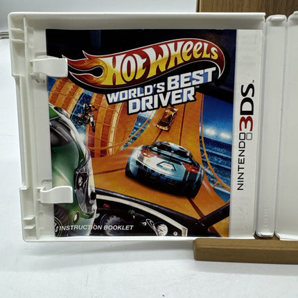 Hot Wheels: World's Best Driver Game Complete! Nintendo 3DS TESTED