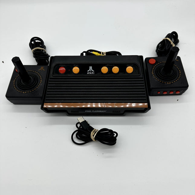 Atari Flashback 9 Deluxe AR3230 W/ Two JoySticks And Cables, works tested