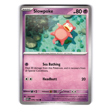 Slowpoke Common SV: Scarlet & Violet 151 079/165 NM