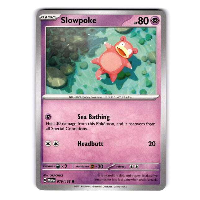 Slowpoke Common SV: Scarlet & Violet 151 079/165 NM