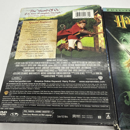 Harry Potter and the Sorcerers Stone & Chamber Of Secrets, First Release DVD Set