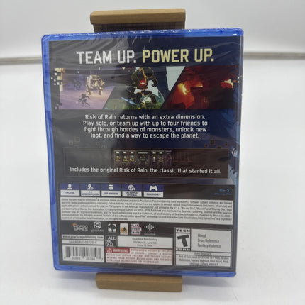 Risk of Rain 2 Playstation 4 PS4 Includes Risk of Rain Brand New Factory Sealed