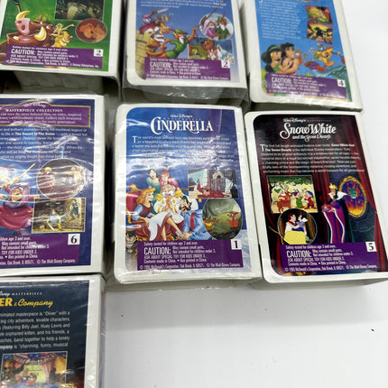 Mcdonald's Walt Disney Masterpiece Collection Video Figures Lot Of 11 Toys New