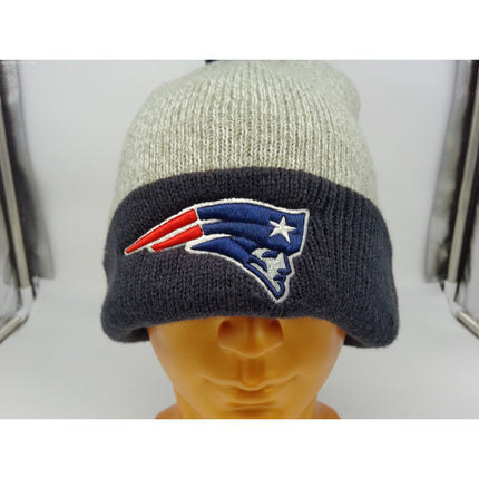 Team Apparel New Era Patriots Gray And Blue Beanie Patriots NFL