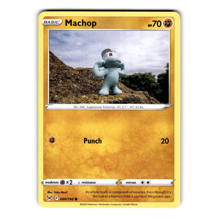 Machop Common SWSH11: Lost Origin 086/196 NM