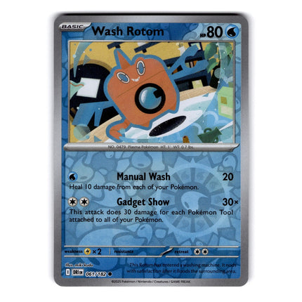 Wash Rotom Common SV10: Destined Rivals 061/182 NM