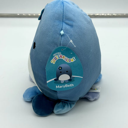 Squishmallow 7.5" MARYBETH THE OCTOPUS Plush Toy Blue 2022 NWT