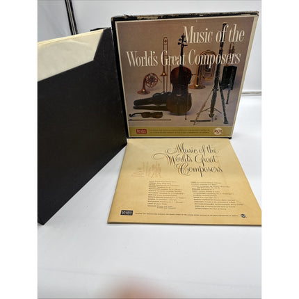 Music Of The World's Great Composers 12 LP Box Set RCA Records Complete