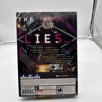 Ai: The Somnium Files Special Agent Edition - PS4 - SEALED NEW
