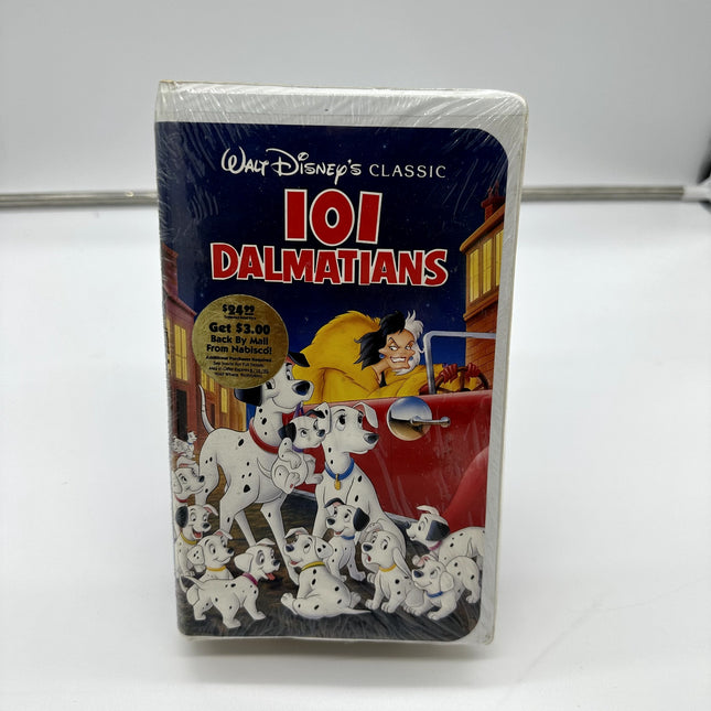 101 Dalmatians (VHS, 1992) - DISNEY 1263 THE CLASSICS BLACK DIAMOND SEALED