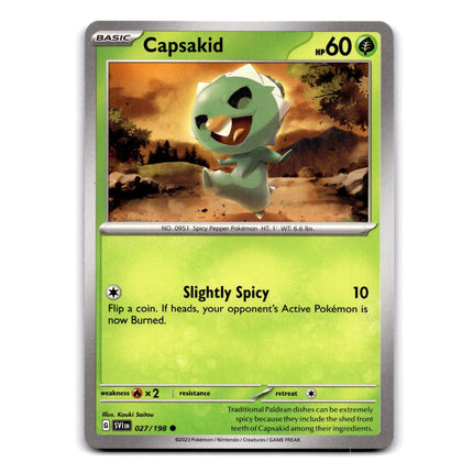 Capsakid Common SV01: Scarlet & Violet Base Set 027/198 NM