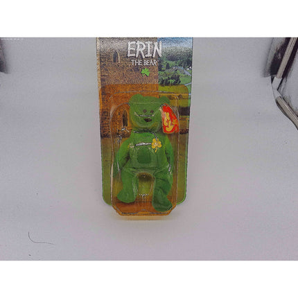 Erin The Bear-1996 McDonalds Ty Beanie Baby with Rare Errors 1993, OakBrook