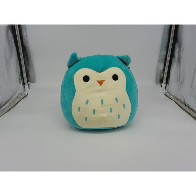 Squishmallows Winston The Owl Stuffed 8 inch Plush Toy Turquoise Cuddly Kellytoy