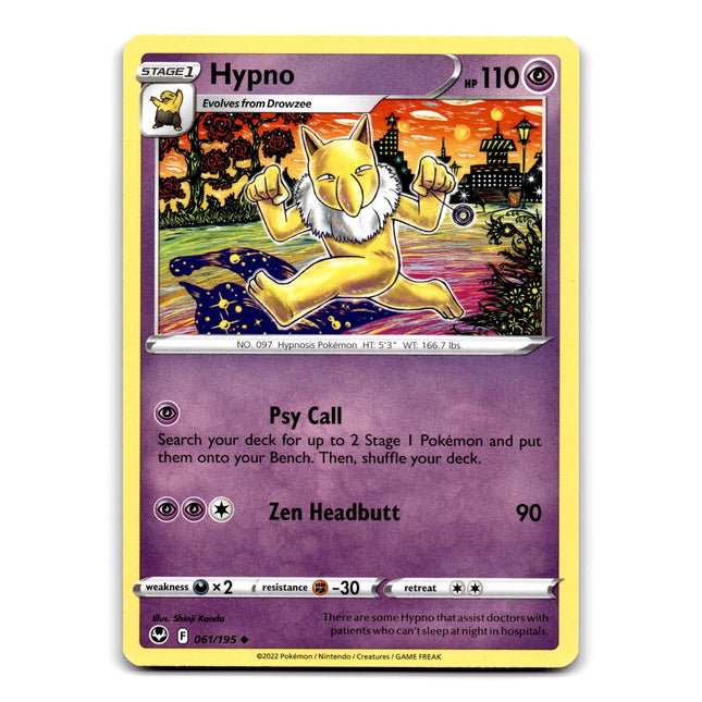 Hypno Uncommon SWSH12: Silver Tempest 061/195 NM