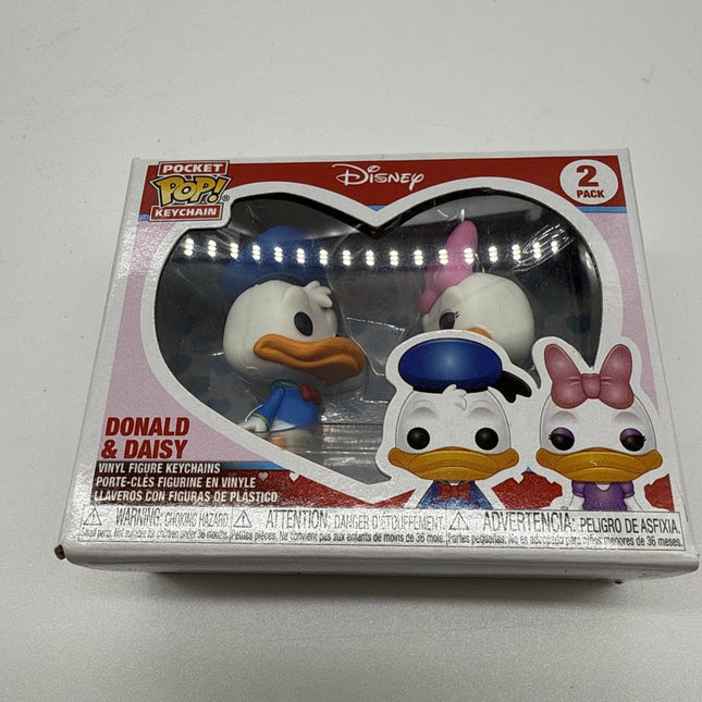Funko Pocket Pop! Disney Donald & Daisy 2 Pack Vinyl Figure Keychains