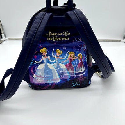 Loungefly Disney Cinderella Magic Castle Mini Backpack & Wallet