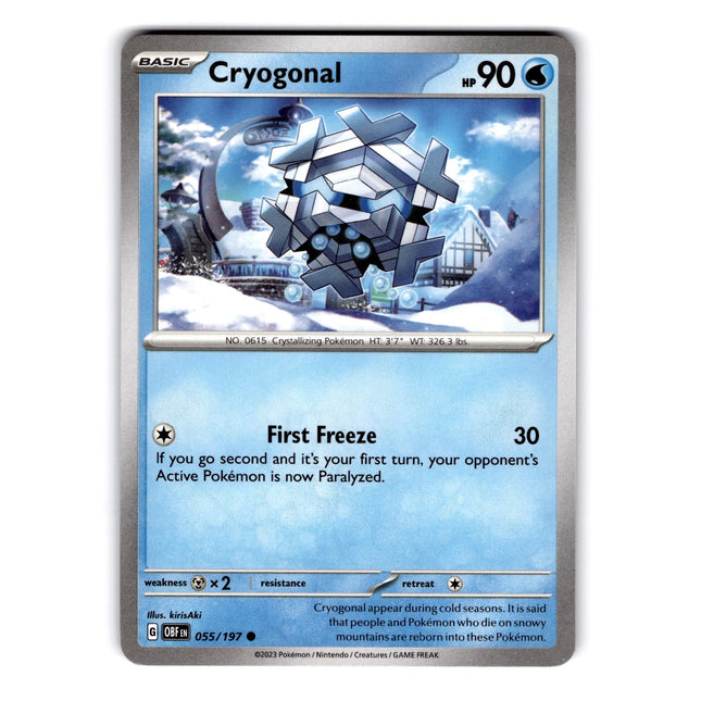 Cryogonal Common SV03: Obsidian Flames 055/197 NM