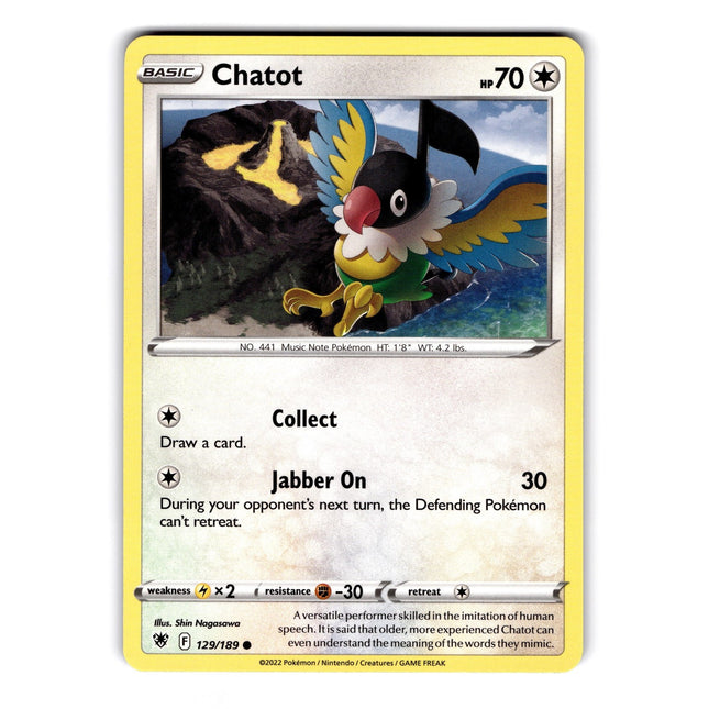 Chatot Common SWSH10: Astral Radiance 129/189 NM