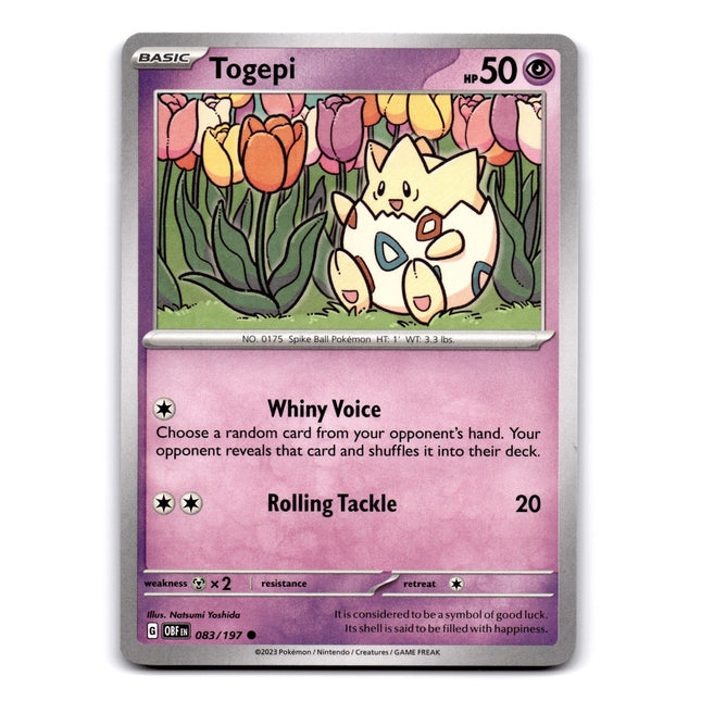 Togepi Common SV03: Obsidian Flames 083/197 NM